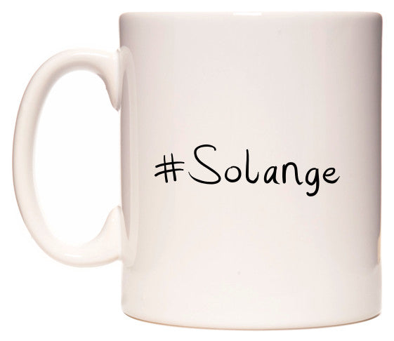 This mug features #Solange