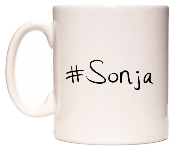 This mug features #Sonja