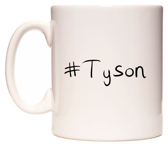 This mug features #Tyson