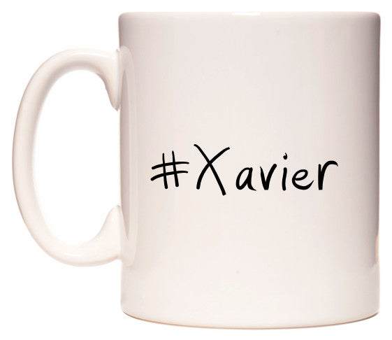 This mug features #Xavier