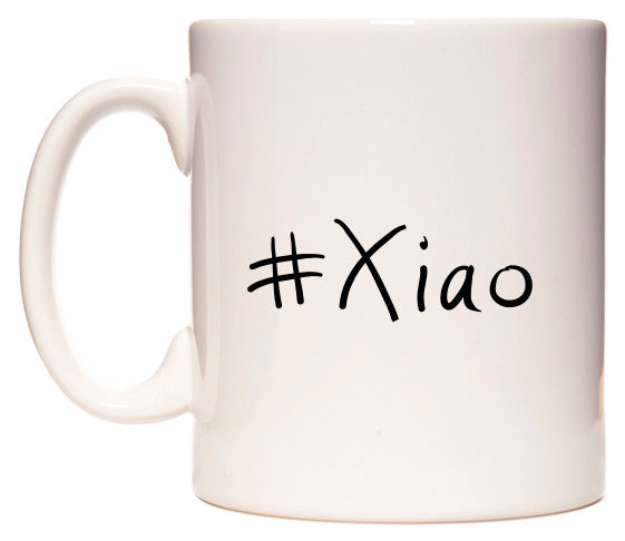 This mug features #Xiao