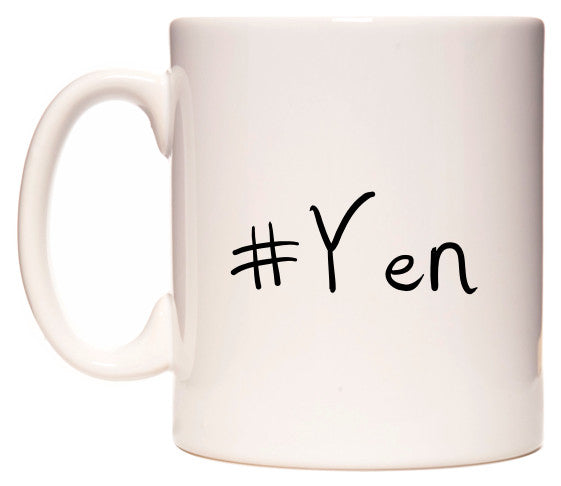 This mug features #Yen