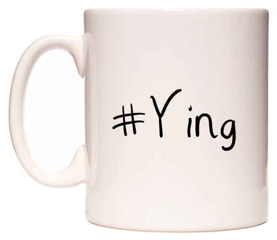This mug features #Ying