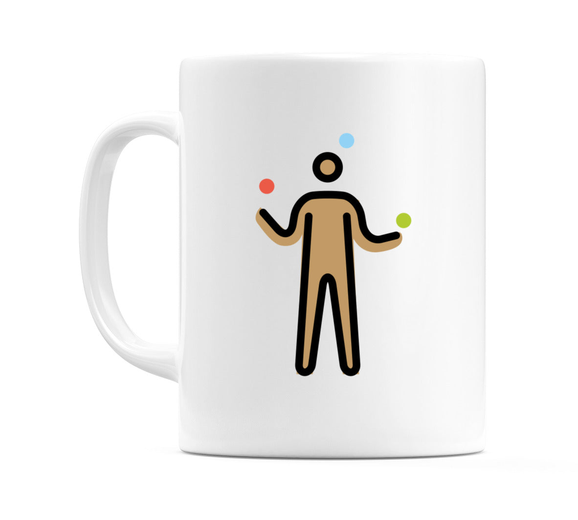 Person Juggling: Medium Skin Tone Emoji Mug