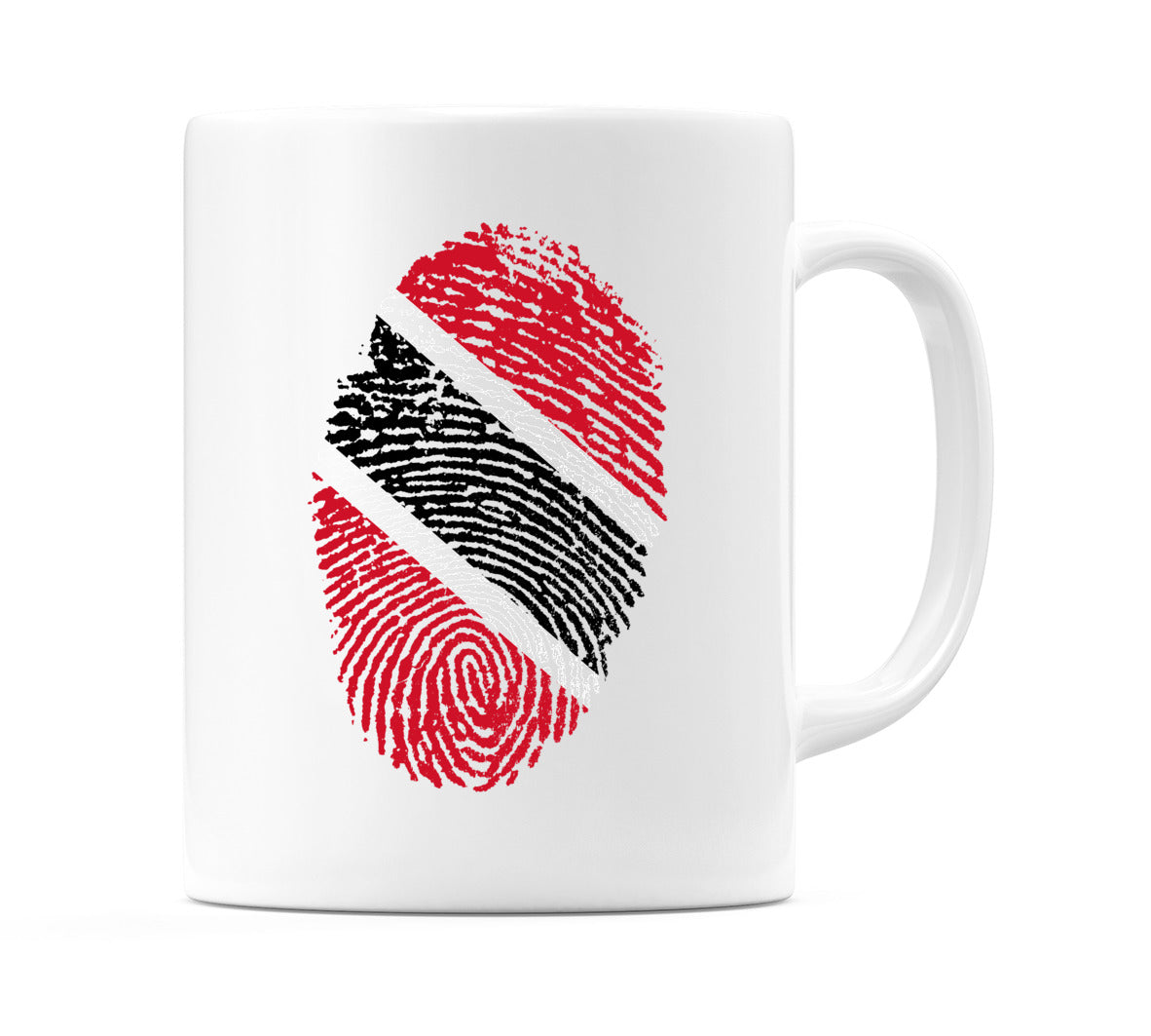 Trinidad and Tobago Finger Print Flag Mug