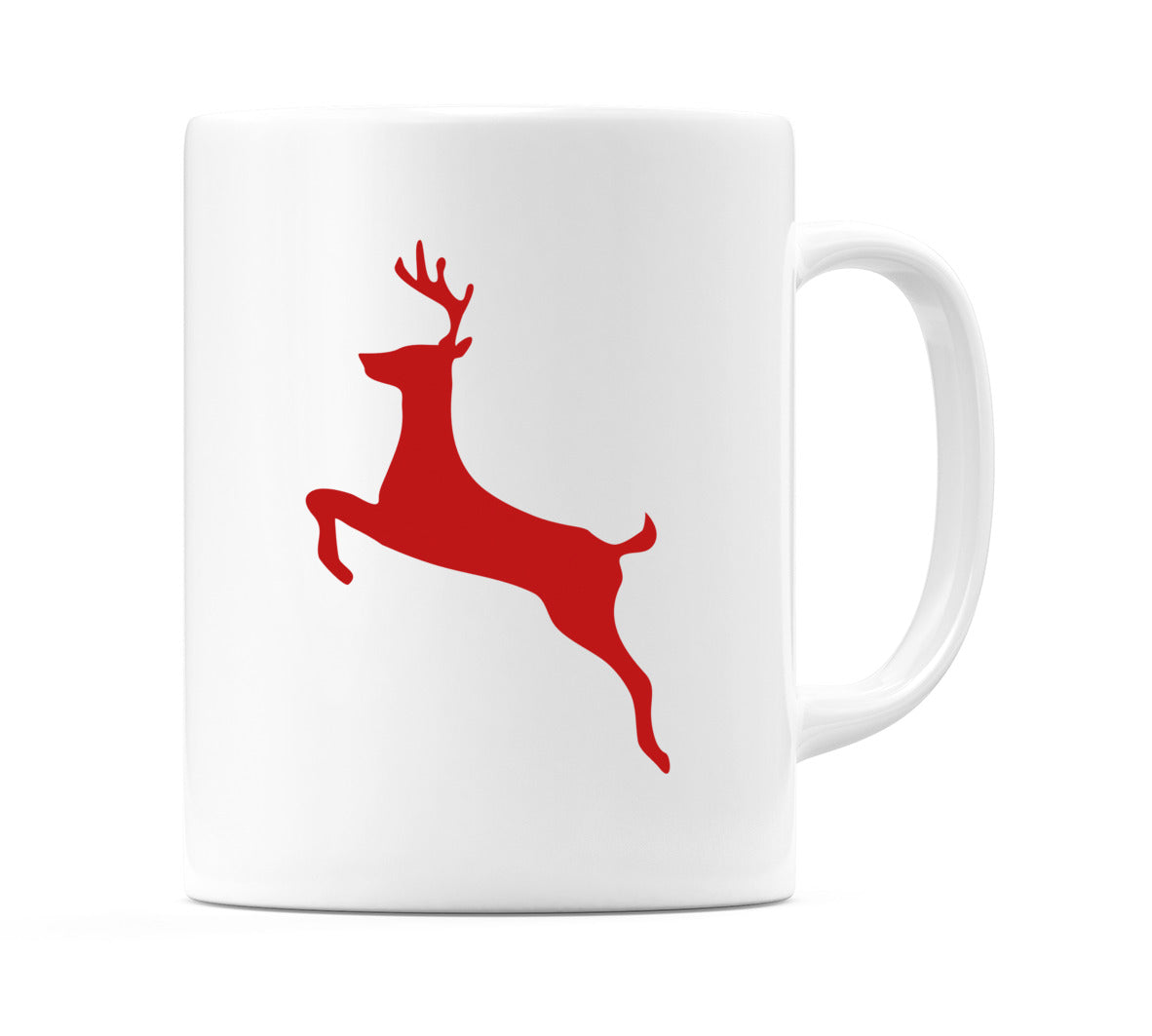Red Reindeer Mug