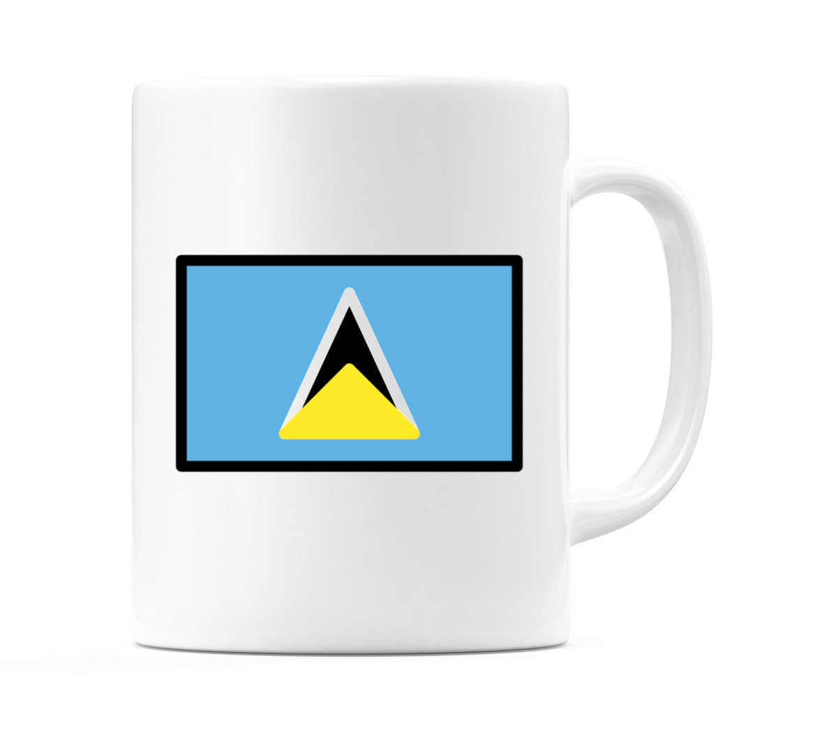 St. Lucia Flag Emoji Mug