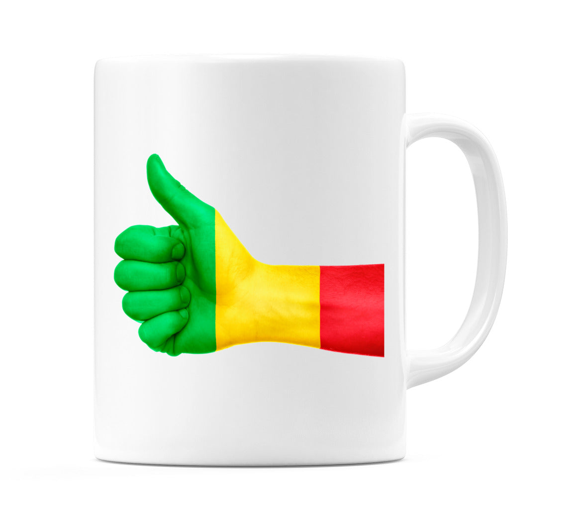 Mali Thumbs up Flag Mug