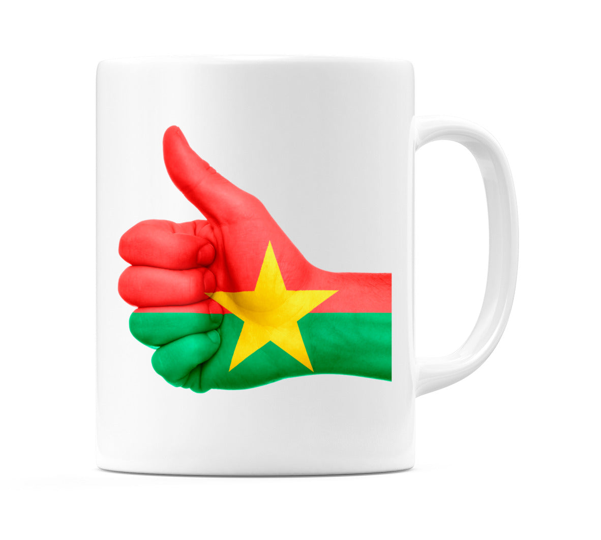 Burkina Faso Thumbs up Flag Mug
