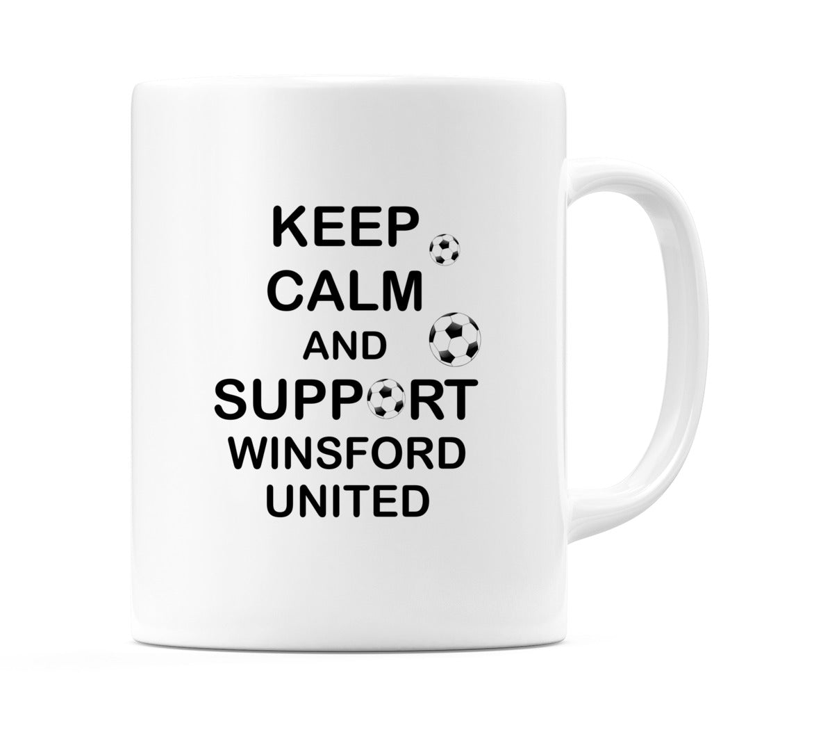 Keep Calm And Support Winsford United Mug