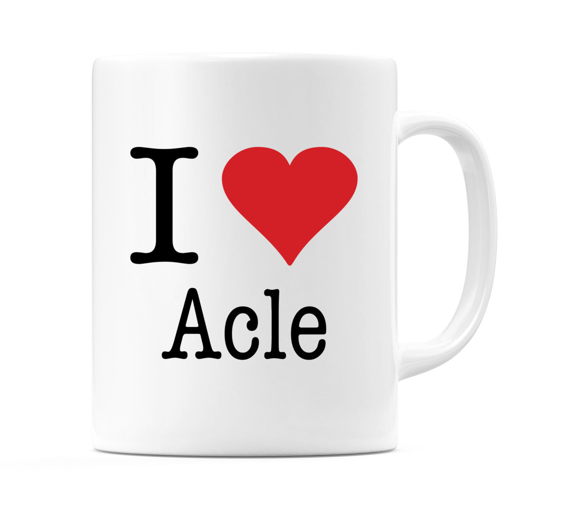I Love Acle Mug