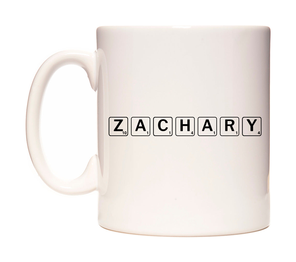 Zachary - Scrabble Themed Mug