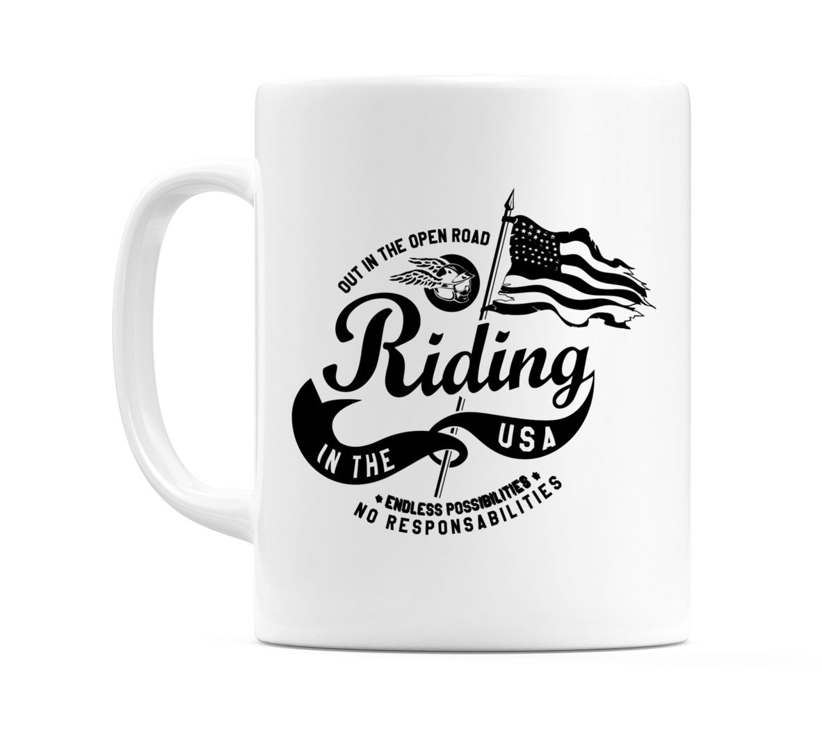 Riding in the USA Mug