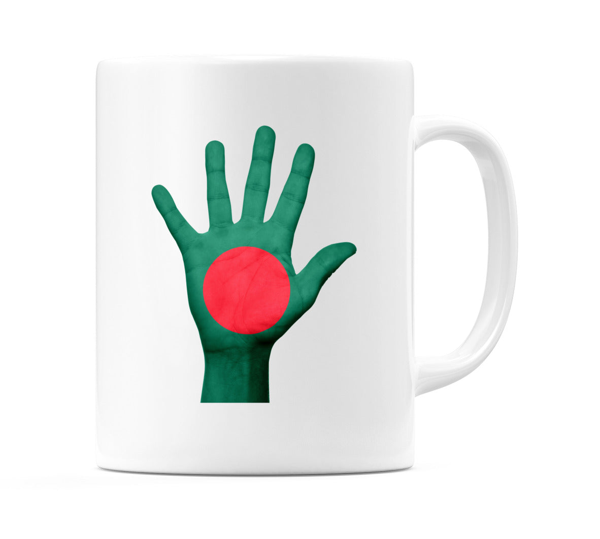 Bangladesh Hand Flag Mug