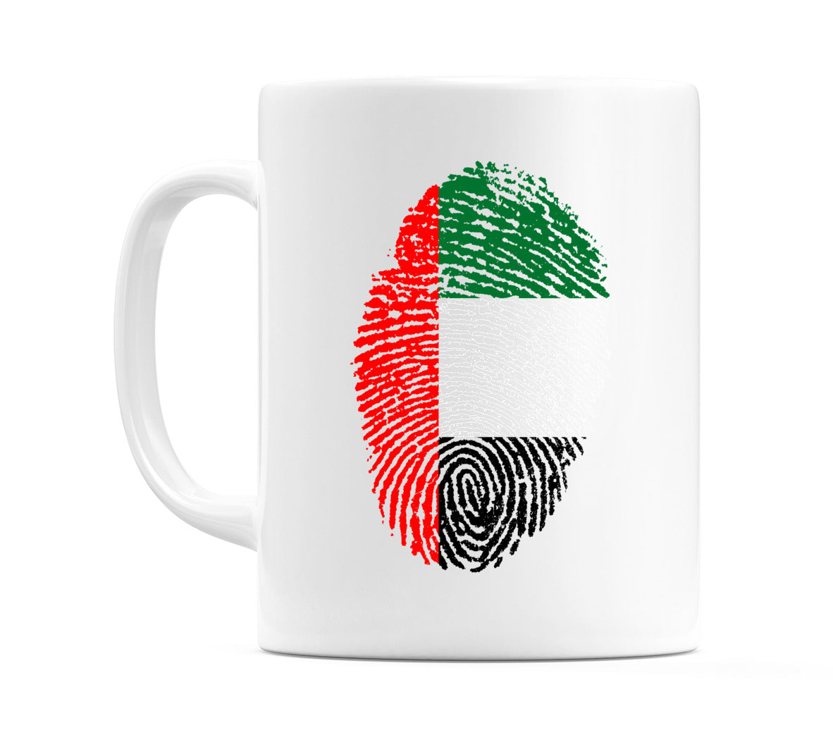 United Arab Emirates Finger Print Flag Mug