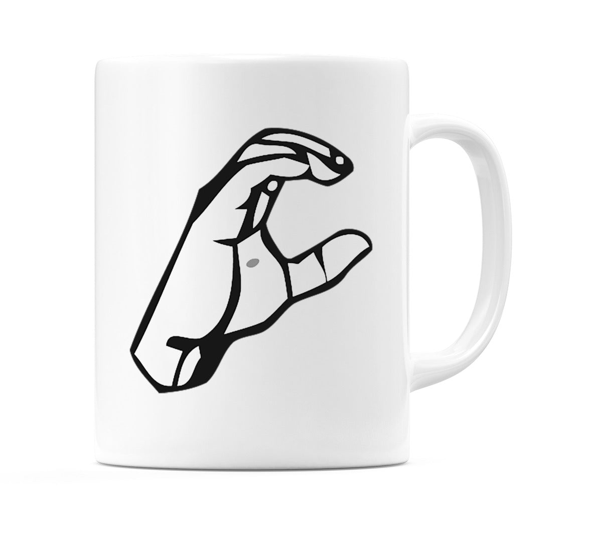 US Sign Language Letter C Mug