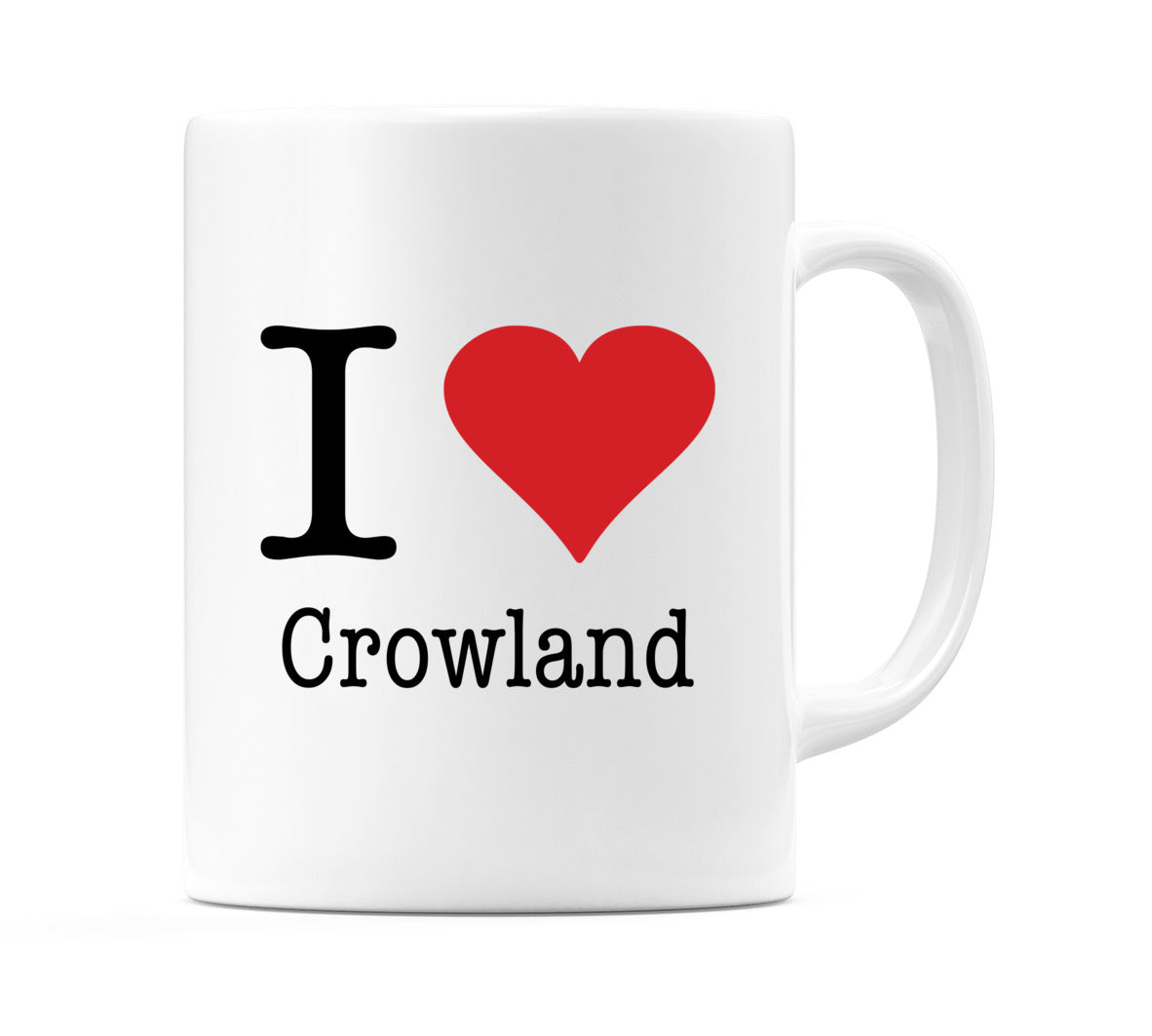 I Love Crowland Mug