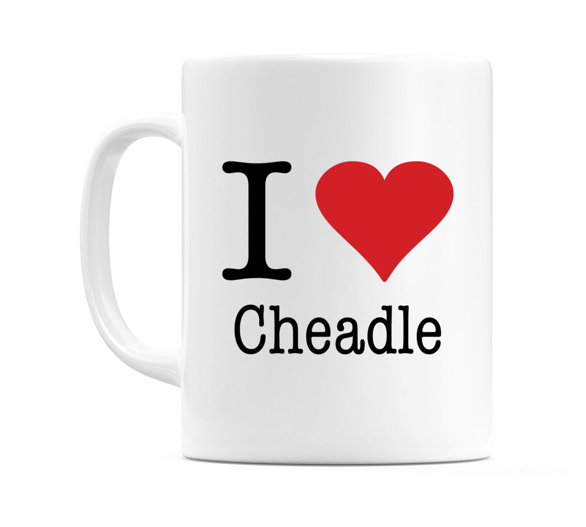 I Love Cheadle Mug