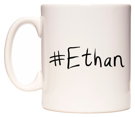 This mug features #Ethan