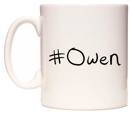 This mug features #Owen