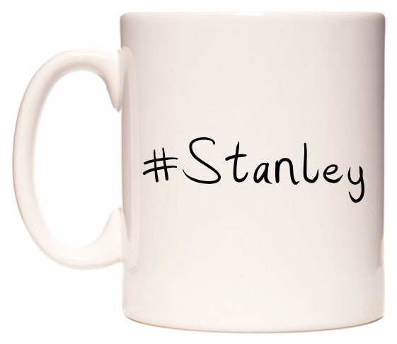 This mug features #Stanley