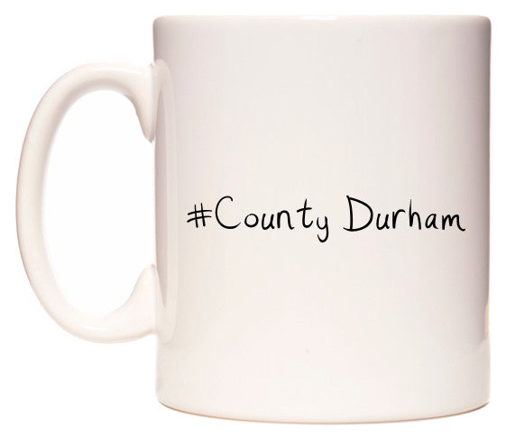 This mug features #County Durham
