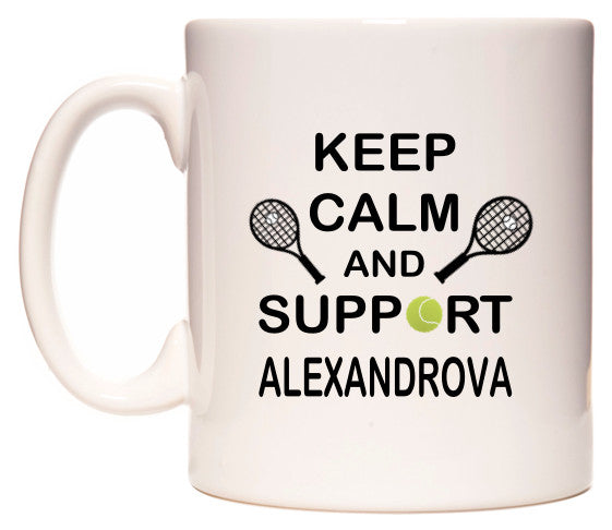 This mug features Keep Calm And Support Alexandrova