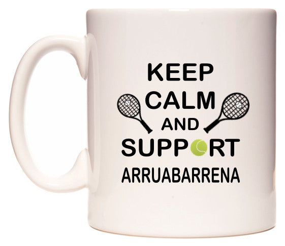 This mug features Keep Calm And Support Arruabarrena