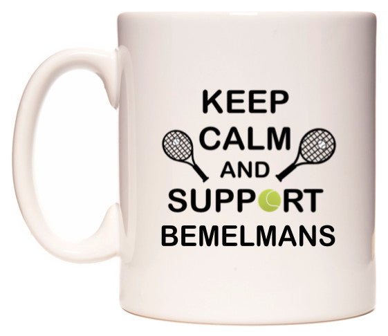 This mug features Keep Calm And Support Bemelmans