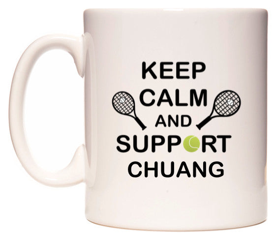 This mug features Keep Calm And Support Chuang
