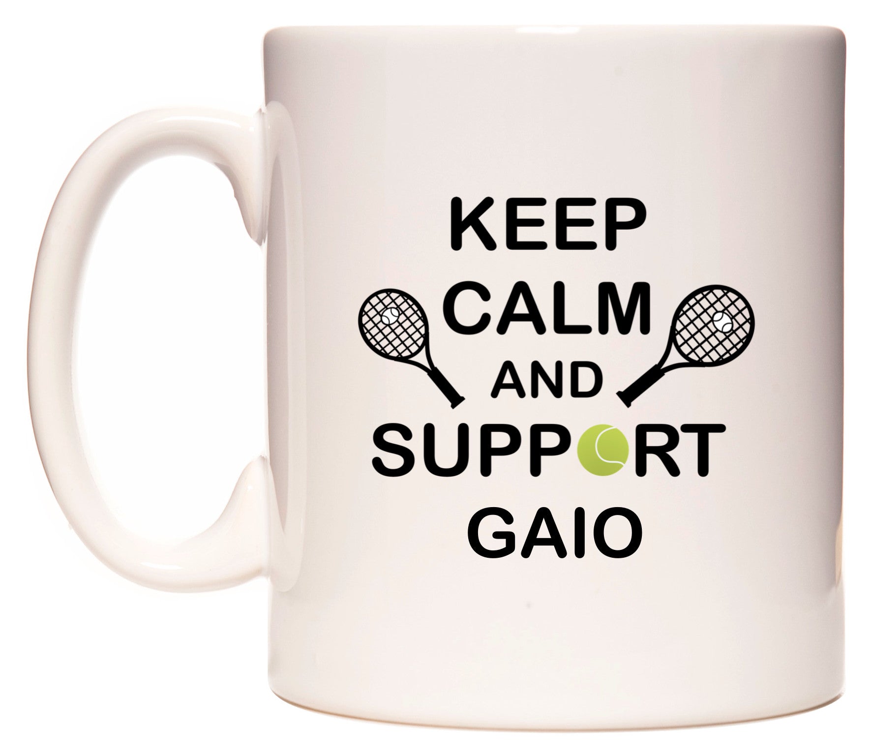 This mug features Keep Calm And Support Gaio