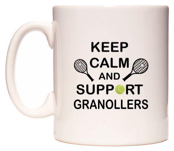 This mug features Keep Calm And Support Granollers