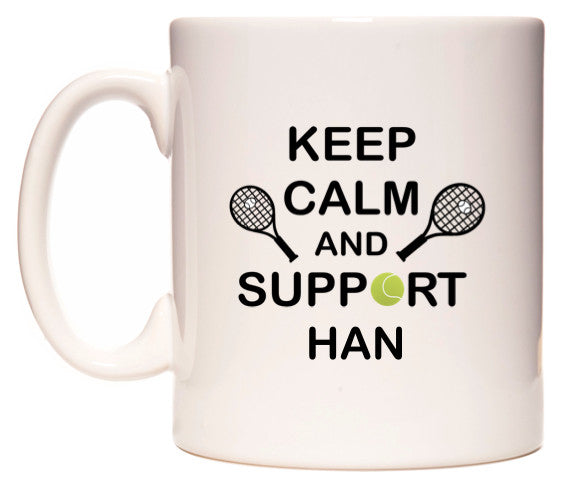 This mug features Keep Calm And Support Han