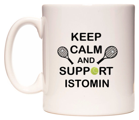 This mug features Keep Calm And Support Istomin