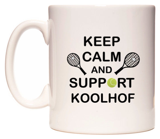 This mug features Keep Calm And Support Koolhof