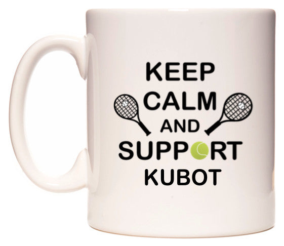 This mug features Keep Calm And Support Kubot