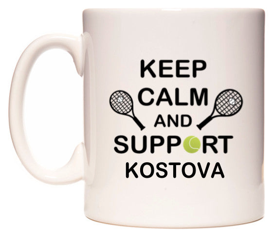 This mug features Keep Calm And Support Kostova