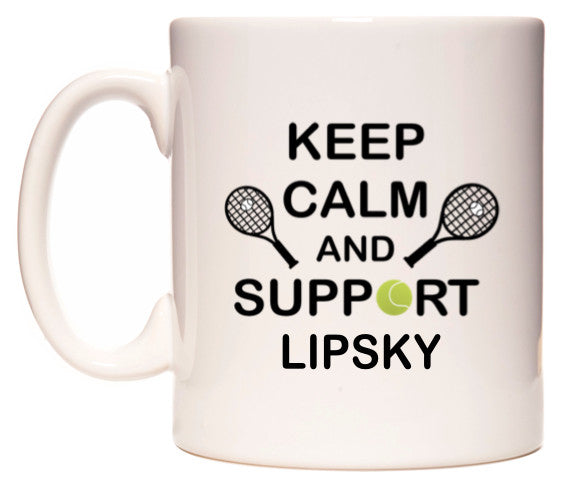 This mug features Keep Calm And Support Lipsky