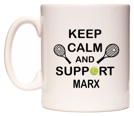 This mug features Keep Calm And Support Marx