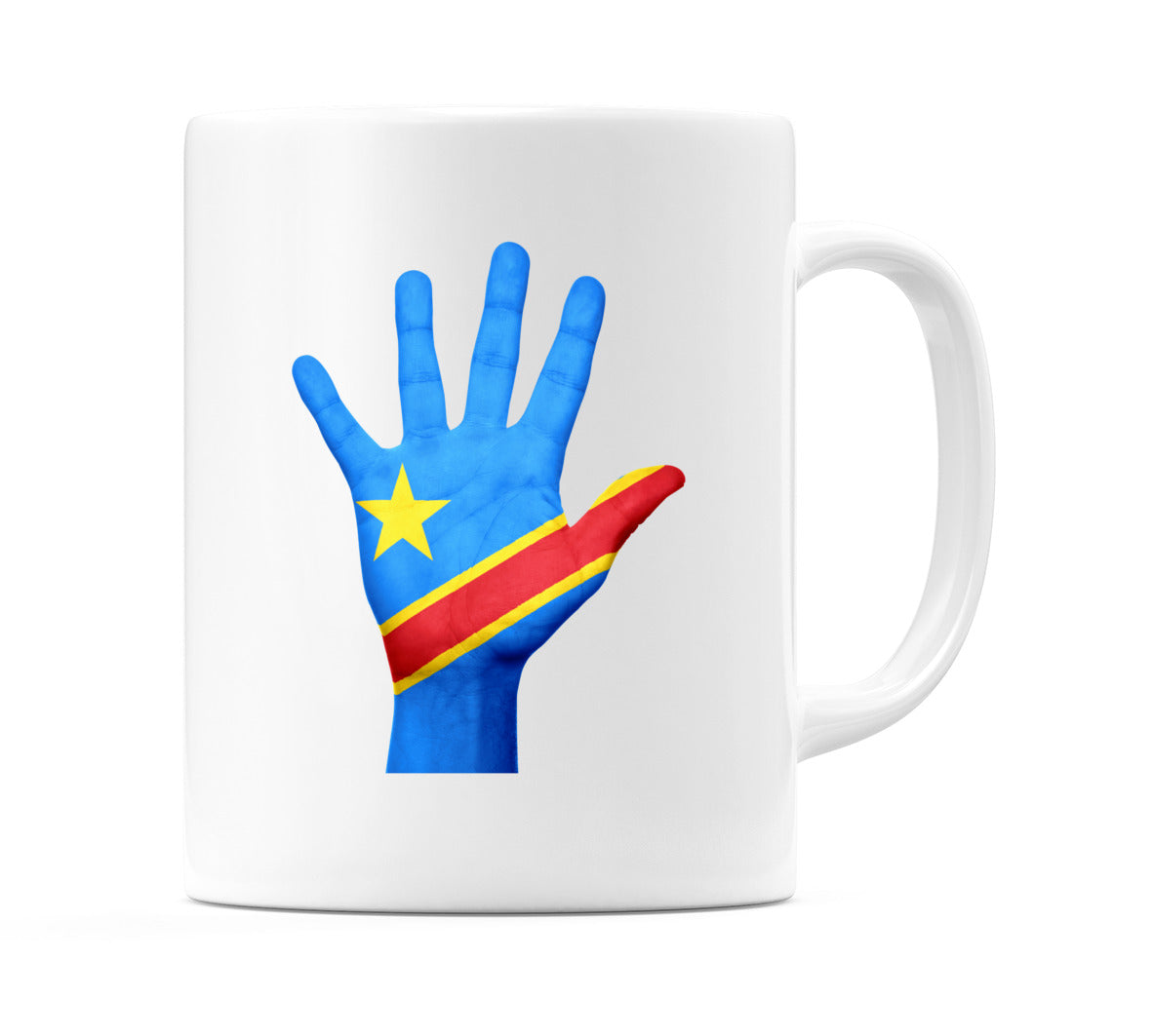 Congo Hand Flag Mug