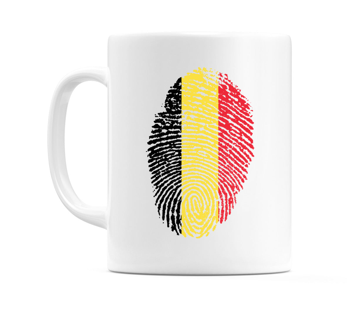 Belgium Finger Print Flag Mug