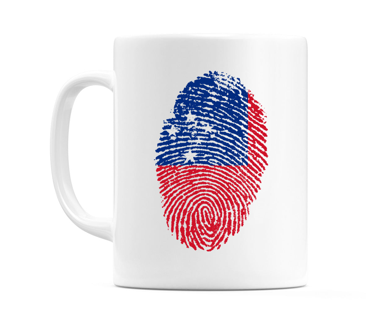 American Samoa Finger Print Flag Mug