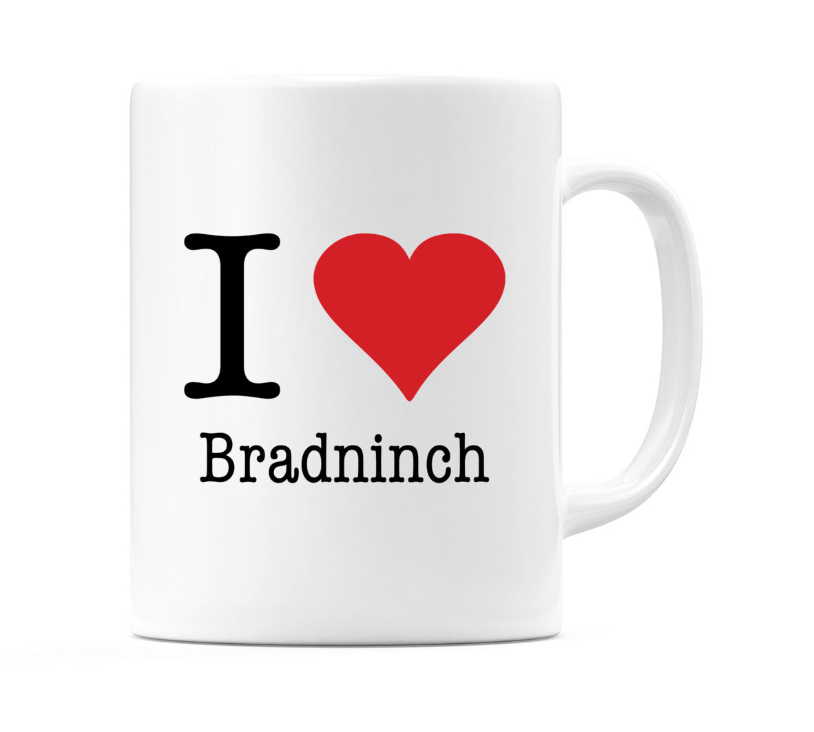 I Love Bradninch Mug