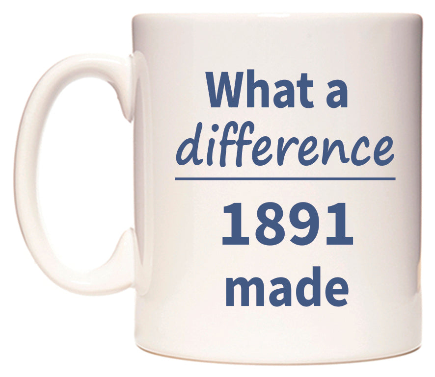 What a difference 1891 made Mug