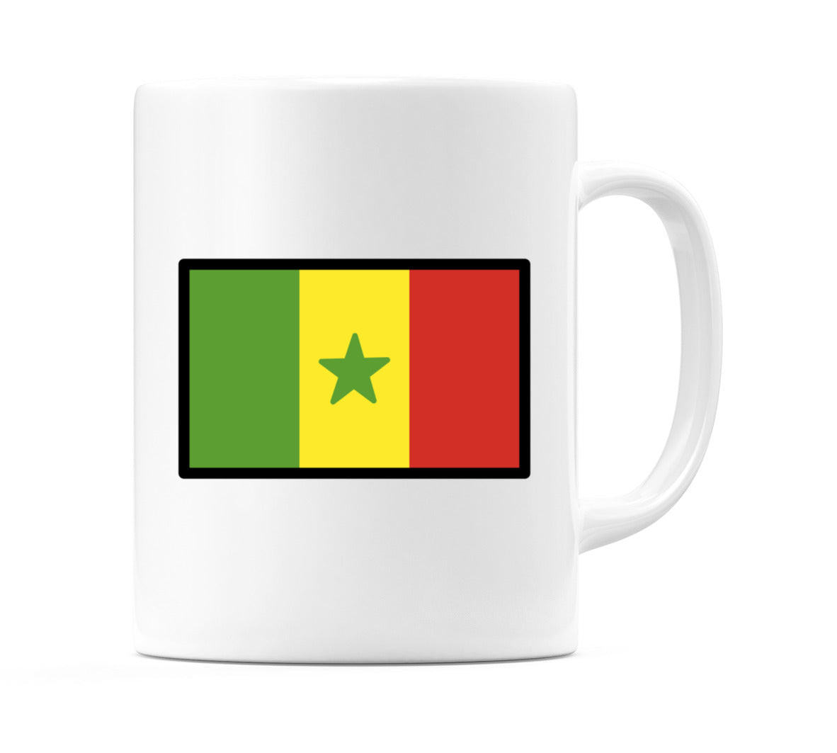Senegal Flag Emoji Mug