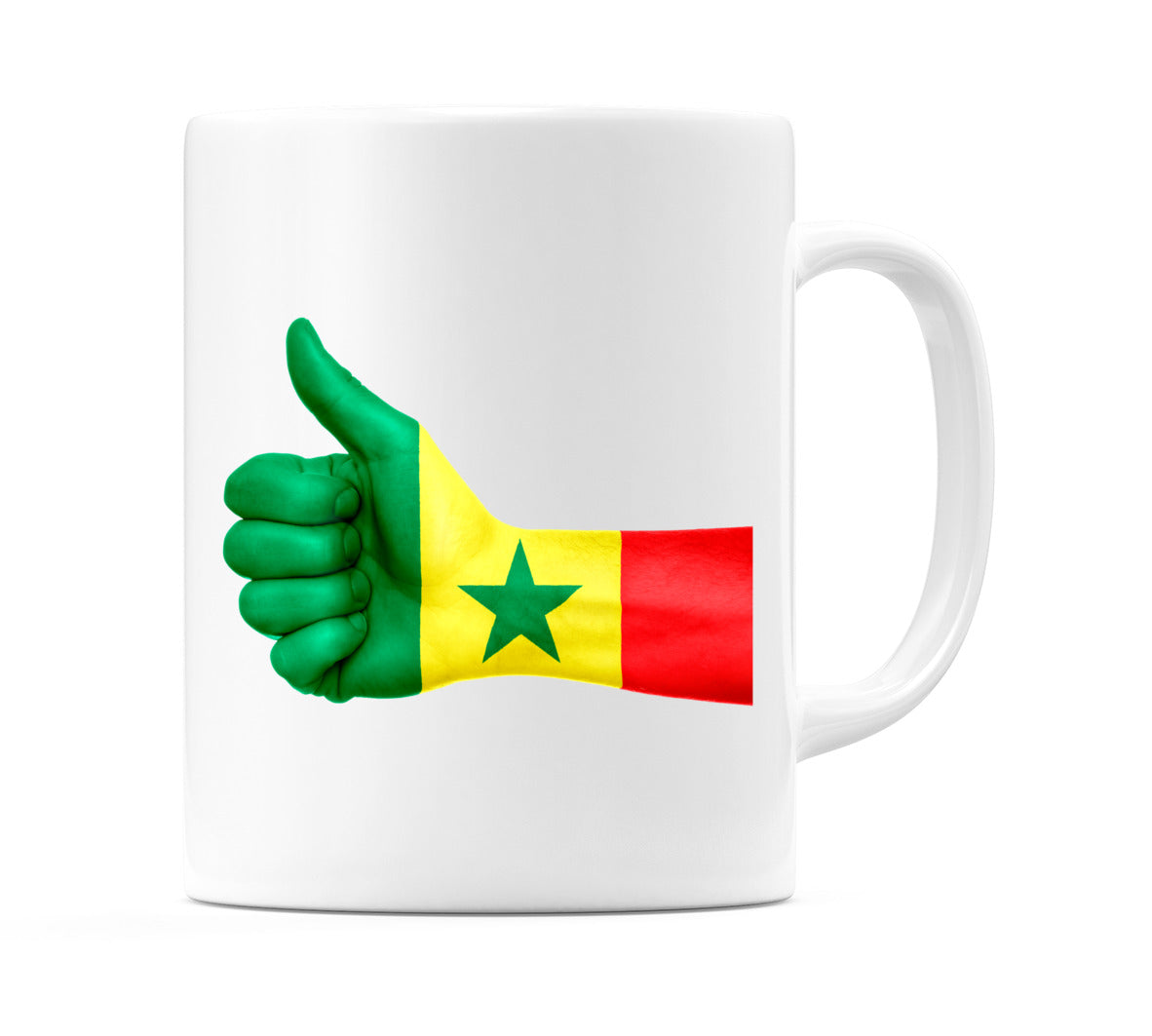 Senegal Thumbs up Flag Mug