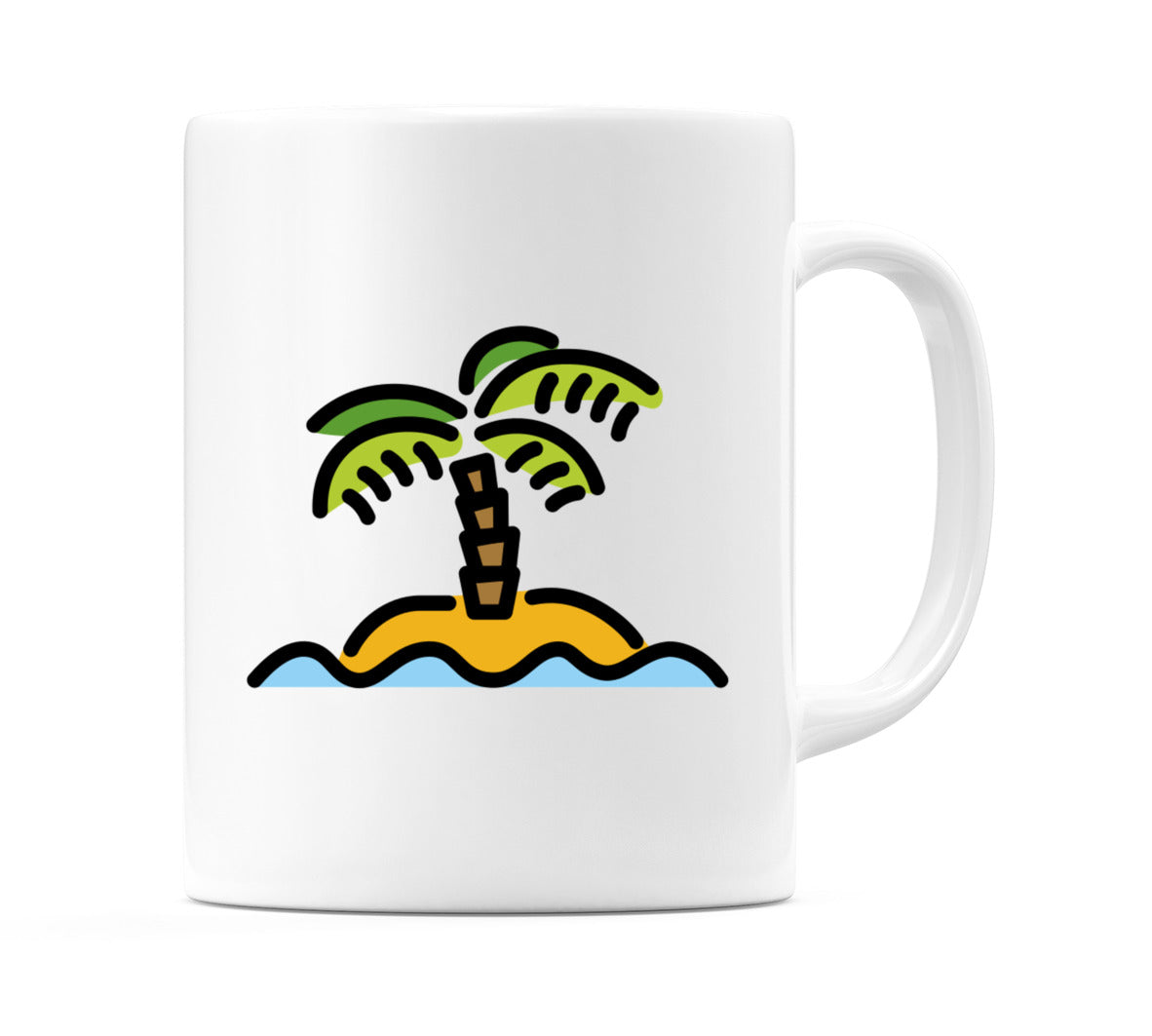 Desert Island Emoji Mug