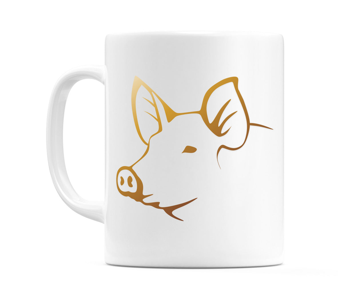 Golden Pig Mug