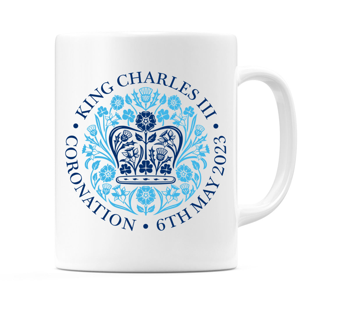King Charles ||| Coronation in Light Blue & Blue Mug