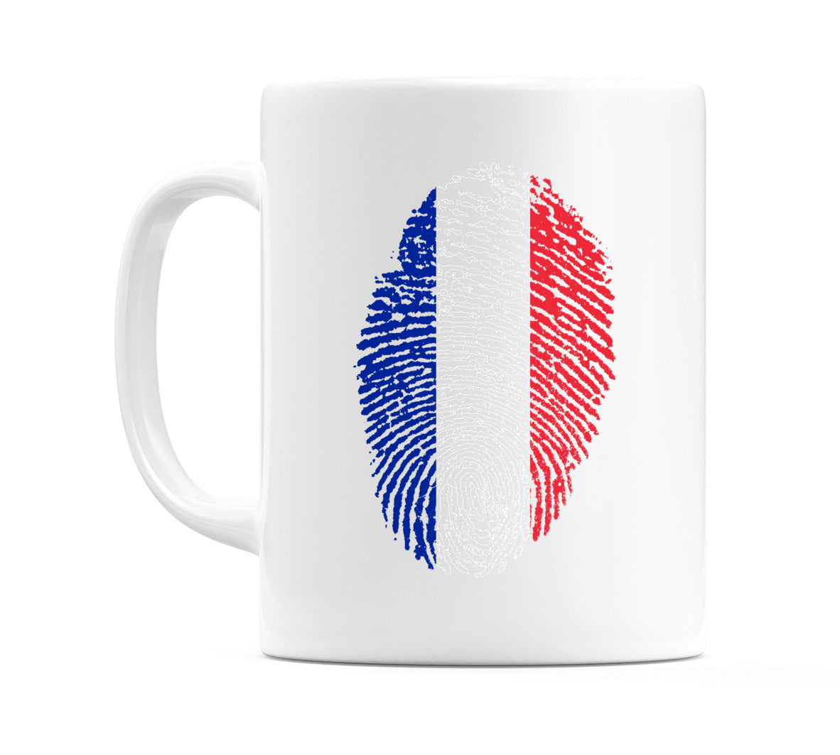 France Finger Print Flag Mug